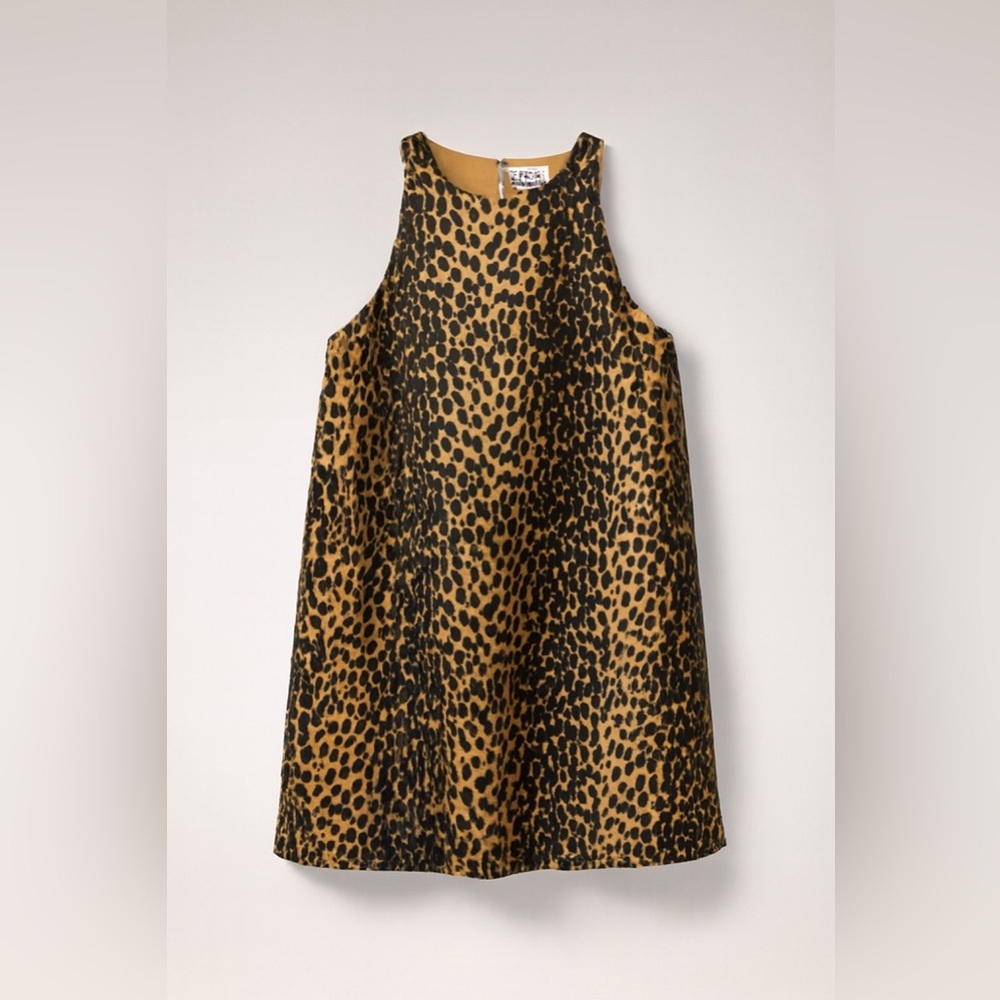 Future Collective Elegant Leopard Print Sleeveless Mini Dress - Picture 2 of 4